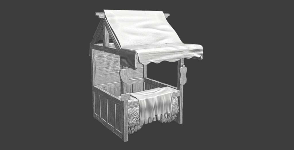 Medieval wargaming terrain 28mm 3D printed – Northern Crusades Miniatures